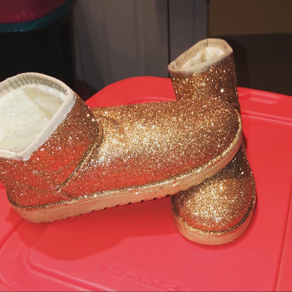 Custom Glitter Boots